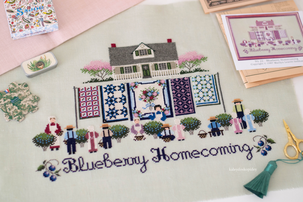 "Blueberry Homecoming" TG 22 Told in a garden
